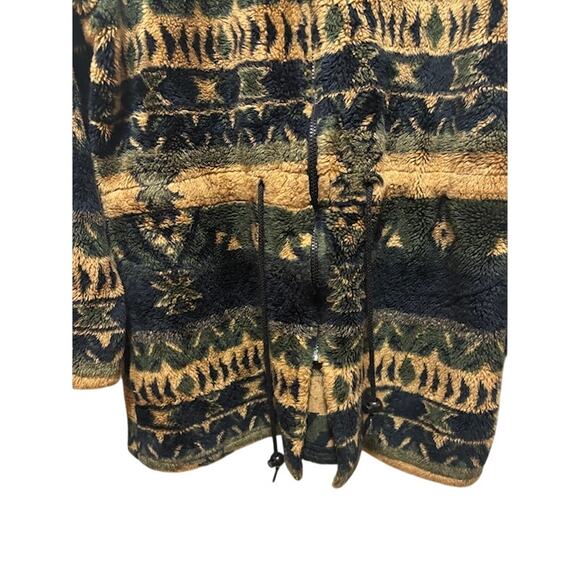 Black Mountain Outdoor Gear Fleece Jacket Aztec / Southwest Graphic Women's XL - Picture 5 of 8